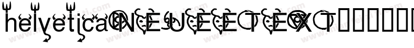 helveticaNEUEETEXT字体转换