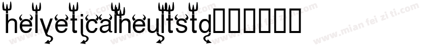helveticalneultstd字体转换