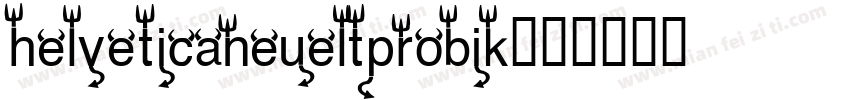 helveticaneueltprobik字体转换
