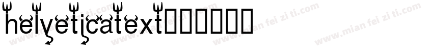 helveticatext字体转换