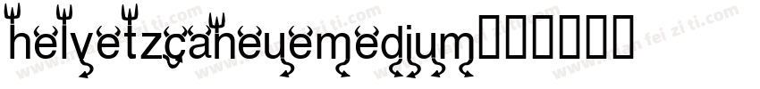helvetzcaneuemedium字体转换