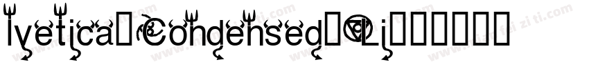 lvetica-Condensed-Li字体转换