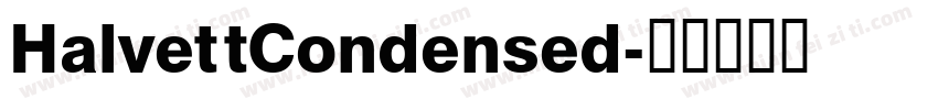 HalvettCondensed字体转换
