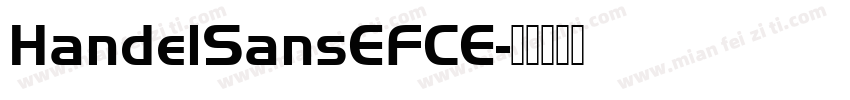 HandelSansEFCE字体转换