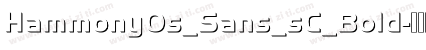 HammonyOs_Sans_sC_Bold字体转换