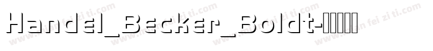 Handel_Becker_Boldt字体转换