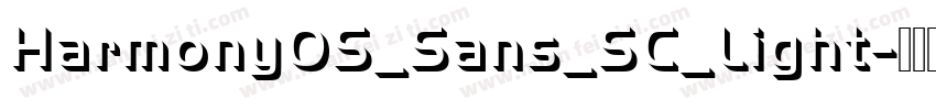 Harmony0S_Sans_SC_Light字体转换