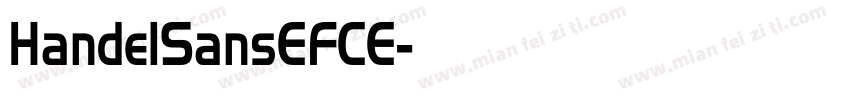 HandelSansEFCE字体转换