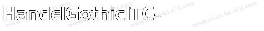 HandelGothicITC字体转换