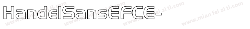 HandelSansEFCE字体转换