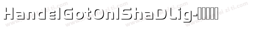 HandelGotOnlShaDLig字体转换
