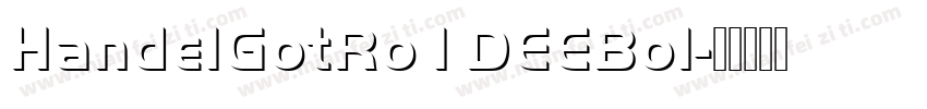 HandelGotRo1DEEBol字体转换