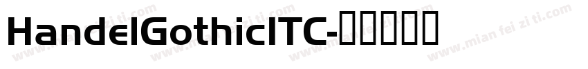 HandelGothicITC字体转换
