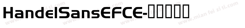 HandelSansEFCE字体转换
