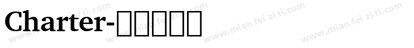 Charter字体转换