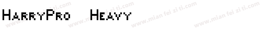 HarryPro-Heavy字体转换