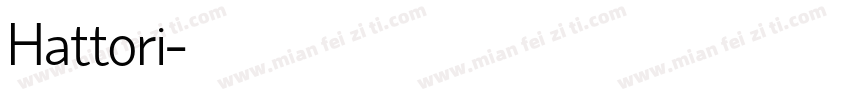 Hattori字体转换
