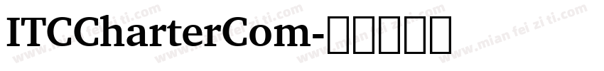 ITCCharterCom字体转换
