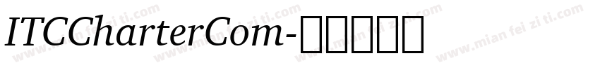 ITCCharterCom字体转换