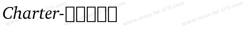 Charter字体转换