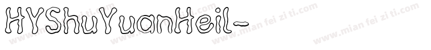 HYShuYuanHeil字体转换