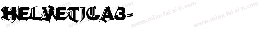 Helvetica3字体转换