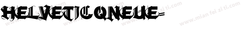 Helveticqneue字体转换