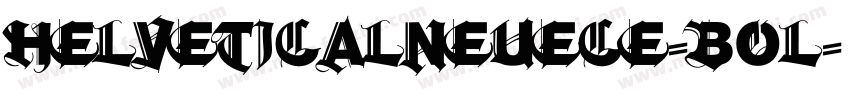 helveticalneuece-bol字体转换