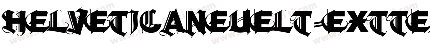 helveticaneuelt-extTENDED字体转换