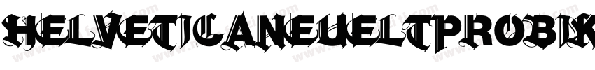 helveticaneueltprobik字体转换