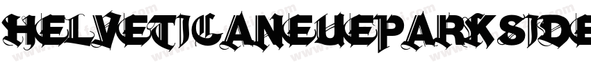 helveticaneueparkside字体转换