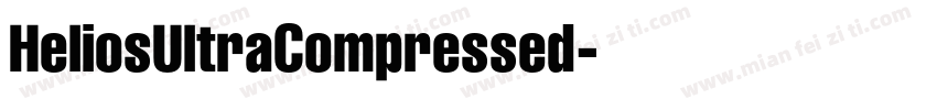 HeliosUltraCompressed字体转换