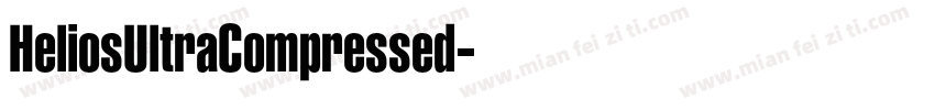 HeliosUltraCompressed字体转换