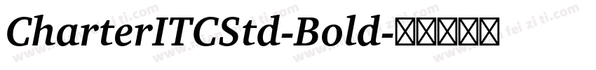 CharterITCStd-Bold字体转换