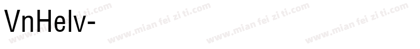 VnHelv字体转换