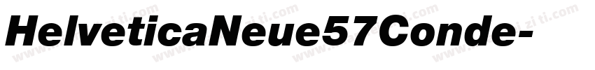 HelveticaNeue57Conde字体转换