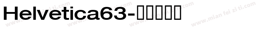 Helvetica63字体转换