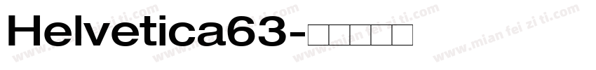 Helvetica63字体转换