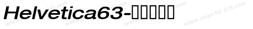 Helvetica63字体转换