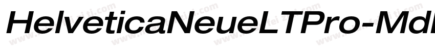 HelveticaNeueLTPro-MdExO字体转换