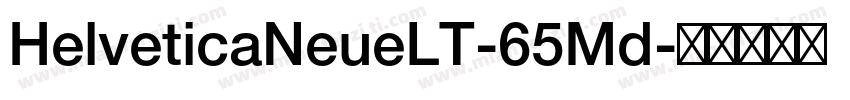 HelveticaNeueLT-65Md字体转换