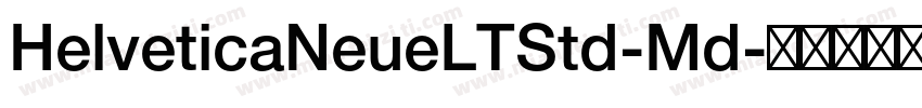 HelveticaNeueLTStd-Md字体转换