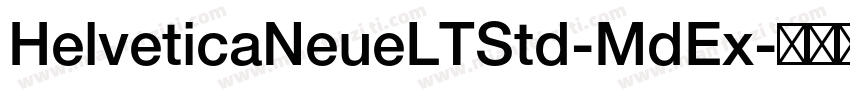 HelveticaNeueLTStd-MdEx字体转换