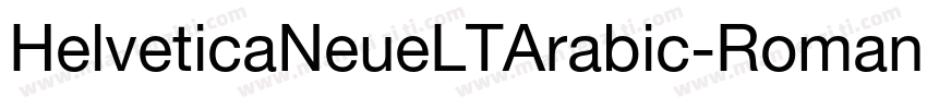 HelveticaNeueLTArabic-Roman字体转换