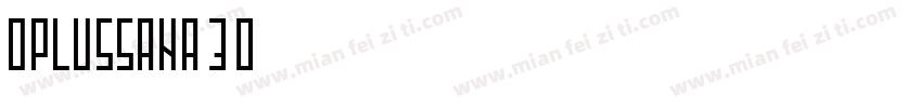 oplussana30字体转换