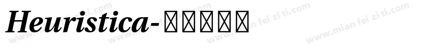 Heuristica字体转换