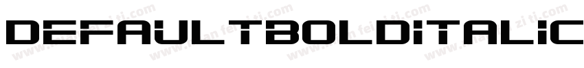 defaultbolditalic字体转换