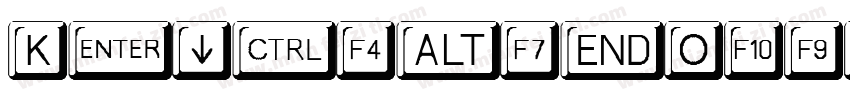 KeyboardOutline字体转换