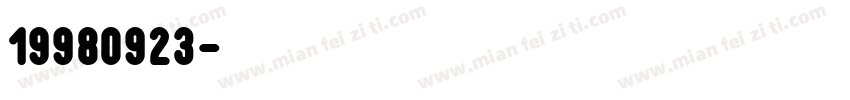 19980923字体转换