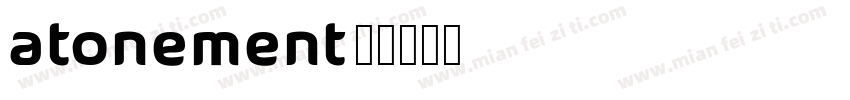atonement字体转换